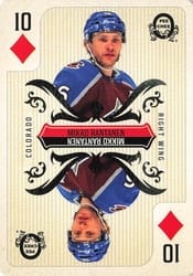 2024-25 O-Pee-Chee Playing Cards Mikko Rantanen #10♦ card