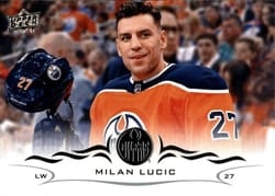 2018-19 Upper Deck Base Set Milan Lucic #322 card