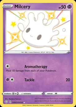 2021 Shining Fates Shiny Vault Milcery #SV057 card