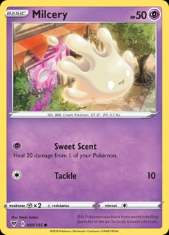 Vivid Voltage Milcery #80 card
