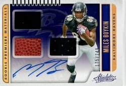 2019 Panini Absolute Base Set Miles Boykin #229 card