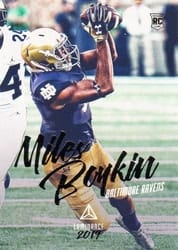 2019 Panini Luminance Base Set Miles Boykin #200 card