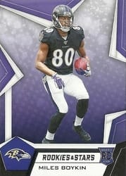 2019 Panini Rookies & Stars Base Set Miles Boykin #112 card