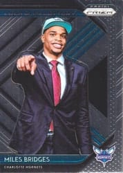 2018-19 Panini Prizm Luck of the Lottery Miles Bridges #12 card