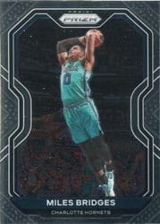 2020-21 Panini Prizm Base Set Miles Bridges #178 card