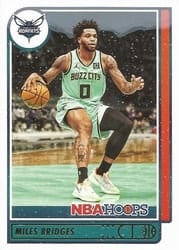 2021-22 Hoops Winter Base Set Miles Bridges #190 card