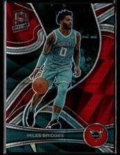 2021 Panini Spectra Miles Bridges #58 card