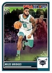 2023-24 Hoops Haunted Hoops Base Set Miles Bridges #229 card