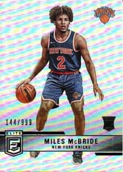 2021-22 Donruss Elite Base Set Miles McBride #219 card