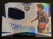 2021-22 Panini Chronicles Limited Rookie Jersey Auto Miles McBride #LRJ-MMC card