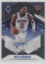 2021-22 Panini Chronicles Phoenix Rookie Auto Miles McBride #PRA-MMC card