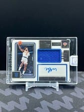 2021-22 Panini One and One Prime Rookie Jersey Autographs Miles McBride #PR-MMB card
