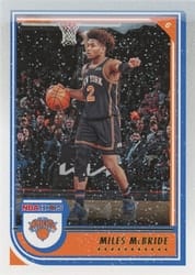 2022-23 Hoops Winter Base Set Miles McBride #27 card