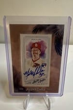 2018 Topps Allen & Ginter Framed Mini Autographs Miles Mikolas #MA-MMI card