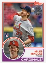 2018 Topps Update 1983 Topps Miles Mikolas #83-36 card
