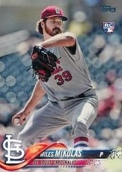 2018 Topps Update Base Set Miles Mikolas #US12c card