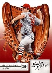 2019 Panini Leather & Lumber Base Set Miles Mikolas #1 card
