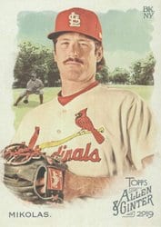 2019 Topps Allen & Ginter Base Set Miles Mikolas #141 card