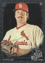 2019 Topps Allen & Ginter X Base Set Miles Mikolas #141 card