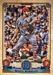 2019 Topps Gypsy Queen Base Set Miles Mikolas #71 card