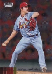 2020 Stadium Club Chrome Base Set Miles Mikolas #356 card