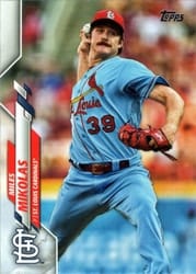 2020 Topps Base Set Miles Mikolas #13 card