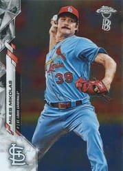 2020 Topps Chrome Ben Baller Edition Base Set Miles Mikolas #180 card