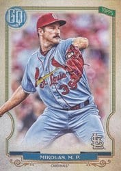2020 Topps Gypsy Queen Base Set Miles Mikolas #184 card