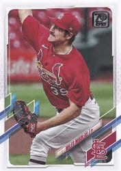 2021 Topps Base Set Miles Mikolas #181 card