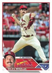 2023 Topps Base Set Miles Mikolas #548 card
