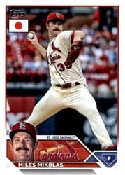 2023 Topps Japan Edition Base Set Miles Mikolas #158 card