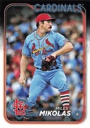 2024 Topps Base Set Miles Mikolas #287 card
