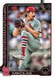 2025 Topps Base Set Miles Mikolas #137 card