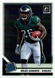 2019 Donruss Optic Base Set Miles Sanders #172 card