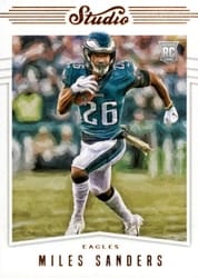 2019 Panini Chronicles Studio Miles Sanders #S14 card
