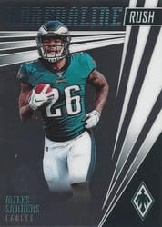 2019 Panini Phoenix Adrenaline Rush Miles Sanders #2 card