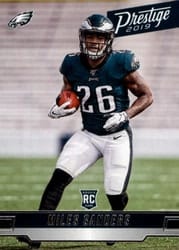 2019 Panini Prestige Base Set Miles Sanders #258 card