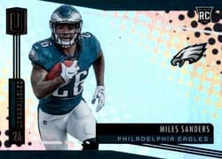2019 Panini Unparalleled Base Set Miles Sanders #247 card