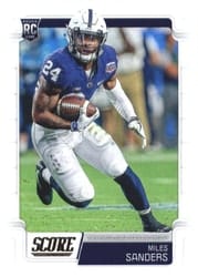 2019 Score Base Set Miles Sanders #346 card