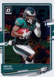 2020 Donruss Optic Base Set Miles Sanders #80 card