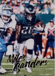 2020 Panini Luminance Base Set Miles Sanders #84 card