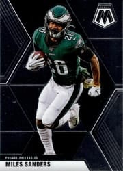 2020 Panini Mosaic Base Set Miles Sanders #162 card