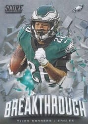 2020 Score Breakthrough Miles Sanders #B-MS card
