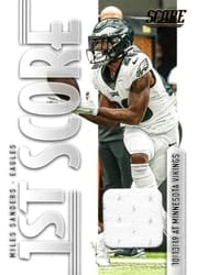 2020 Score First Score Miles Sanders #FS-MS card