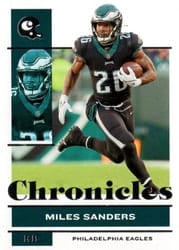 2021 Panini Chronicles Base Set Miles Sanders #73 card