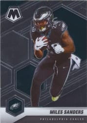2021 Panini Mosaic Base Set Miles Sanders #163 card
