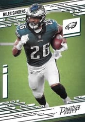 2021 Panini Prestige Base Set Miles Sanders #111 card