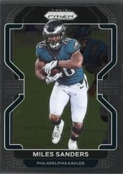 2021 Panini Prizm Base Set Miles Sanders #222 card