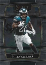 2021 Panini Select Base Set Miles Sanders #28 card