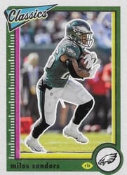 2022 Panini Classics Base Set Miles Sanders #81 card